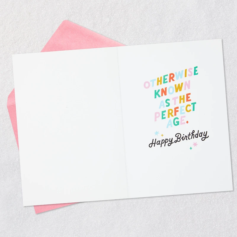 The Perfect Age Funny Birthday Card for only USD 3.99 | Hallmark