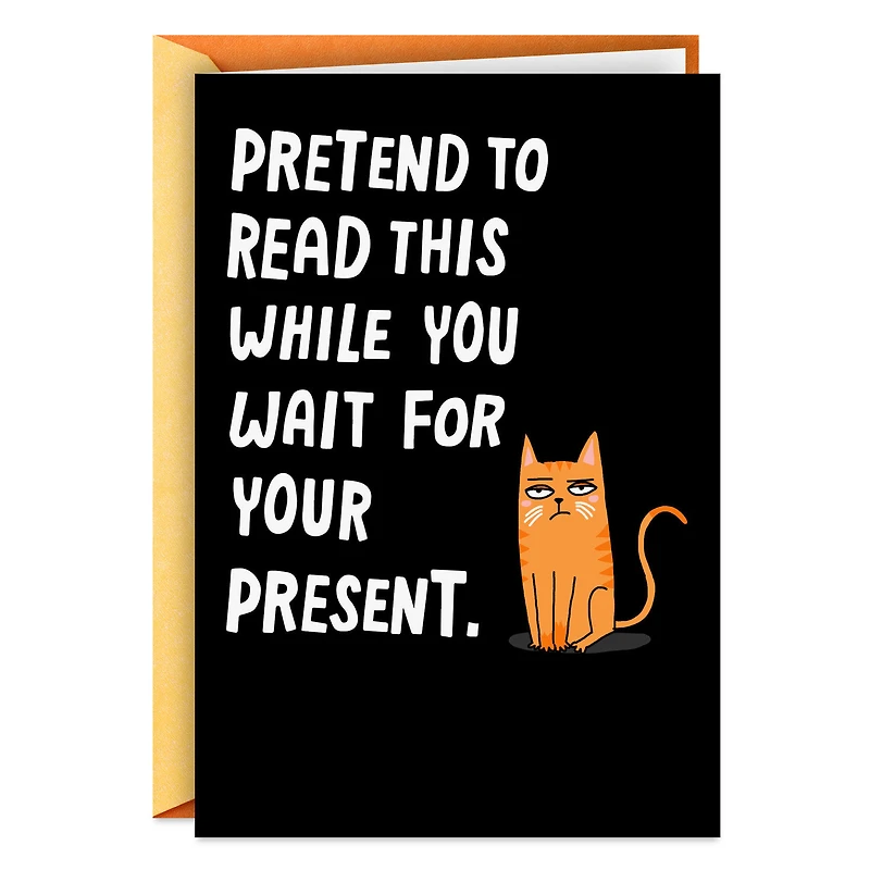 Pretend to Read This Funny Birthday Card for only USD 3.99 | Hallmark