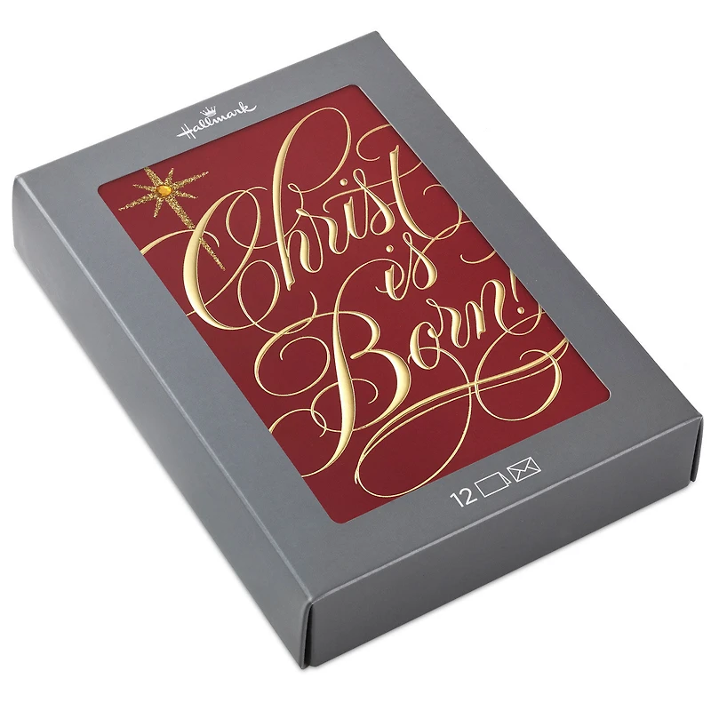 Christ Is Born Boxed Christmas Cards, Pack of 12 for only USD 17.49 | Hallmark