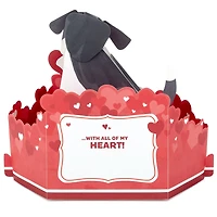 Dog With Heart Musical 3D Pop-Up Love Card With Motion for only USD 11.99 | Hallmark