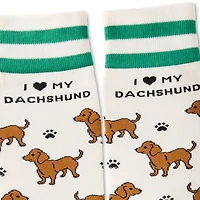 I Love My Dachshund Crew Socks for only USD 12.99 | Hallmark