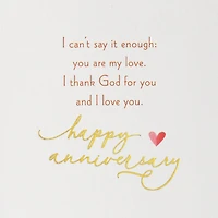 My Wife, the Love of My Life Religious Anniversary Card from Husband for only USD 4.99 | Hallmark