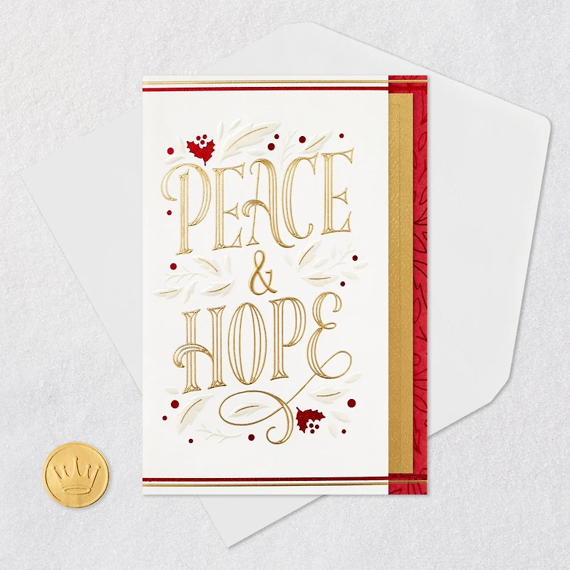 Warm Feelings of Peace and Hope Holiday Card for only USD 7.59 | Hallmark