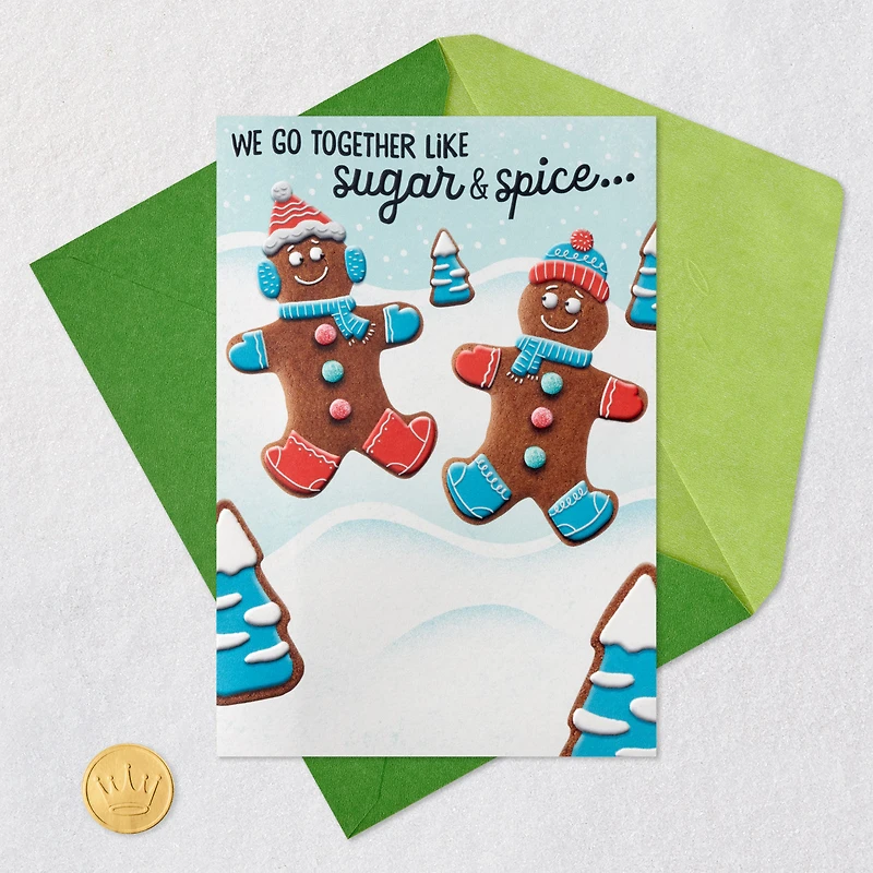 We Go Together Like Sugar and Spice Funny Romantic Christmas Card for only USD 6.59 | Hallmark