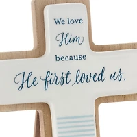 DaySpring Wood and Ceramic Cross With Scripture for only USD 19.99 | Hallmark