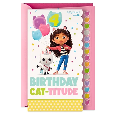 Gabby's Dollhouse Cat-titude Birthday Card with Stickers for only USD 6.99 | Hallmark