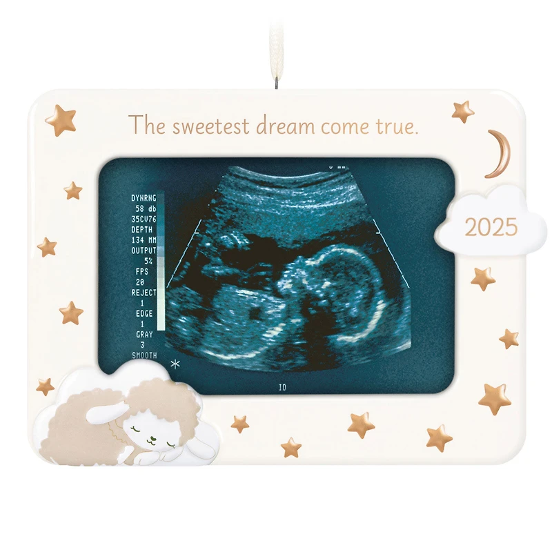 Sweetest Dream Come True 2025 Photo Frame Porcelain Ornament for only USD 24.99 | Hallmark