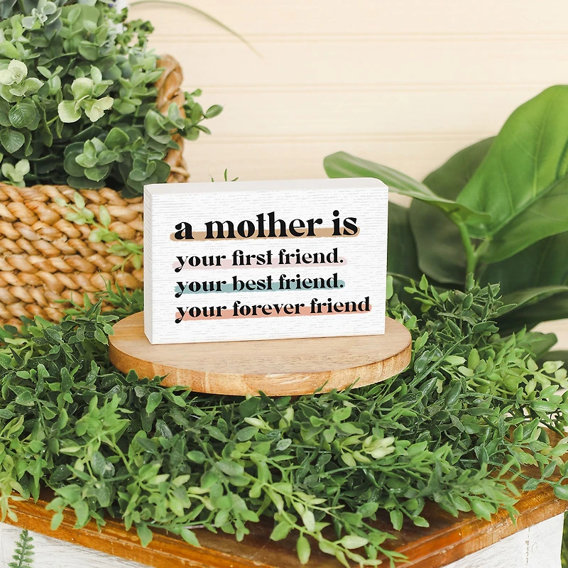 Sincere Surroundings A Mother Is... Wood Block Quote Sign for only USD 12.99 | Hallmark