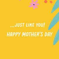 Super-Duper Like You Mother's Day Card from Kid for only USD 2.50 | Hallmark