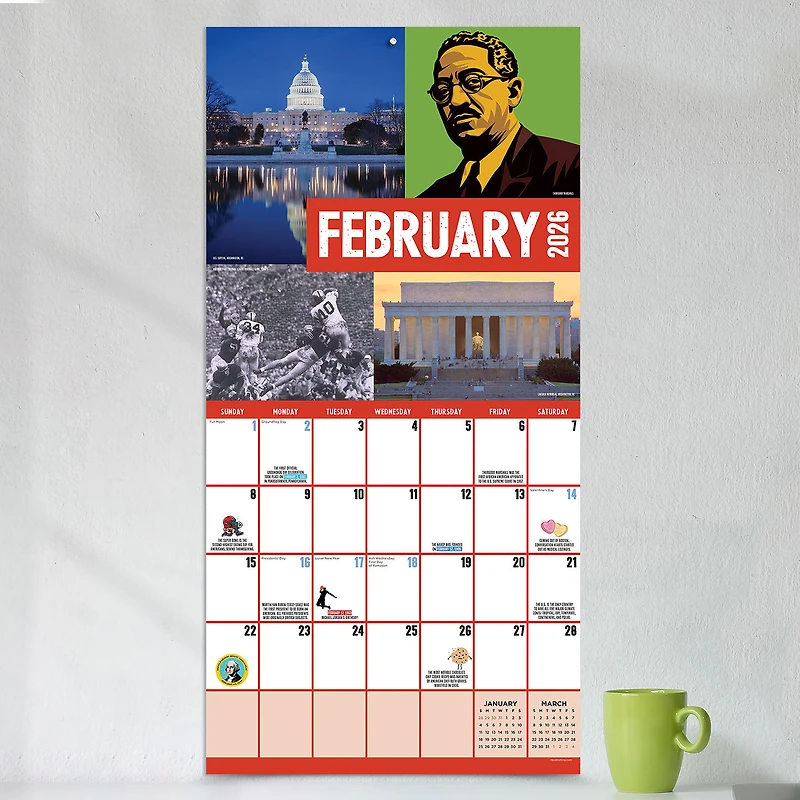 Time Factory Celebrating 250 Years HBD USA 2026 Wall Calendar for only USD 16.99 | Hallmark