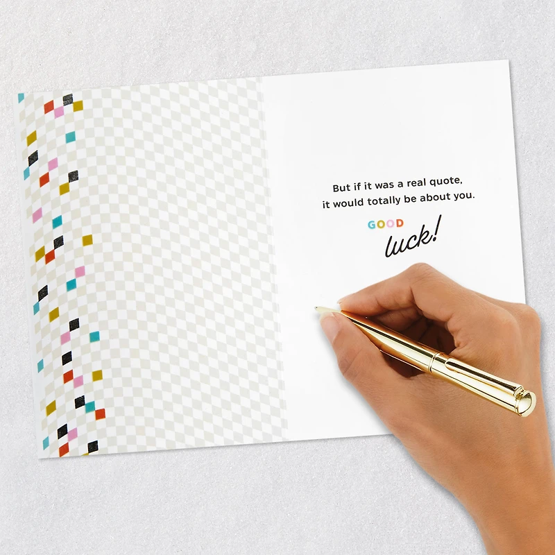 Luck Favors the Awesome Good Luck Card for only USD 4.59 | Hallmark