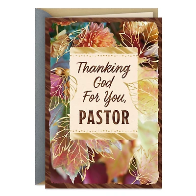 Thanking God for You Religious Clergy Appreciation Card for Pastor for only USD 2.00 | Hallmark