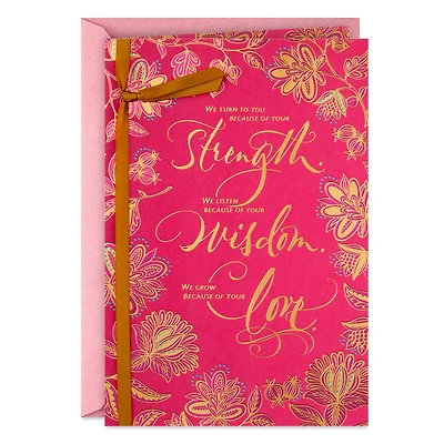 Strength, Wisdom, Love Mother's Day Card for Grandmother for only USD 7.99 | Hallmark