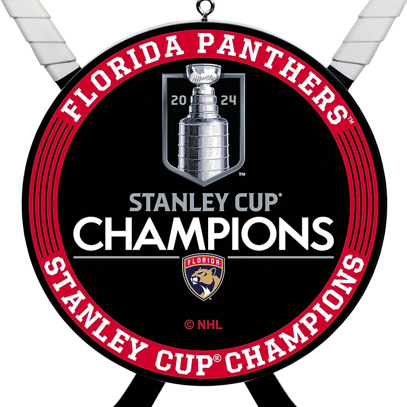NHL Florida Panthers™ 2024 Stanley Cup® Champions Hockey Ornament for only USD 12.49 | Hallmark
