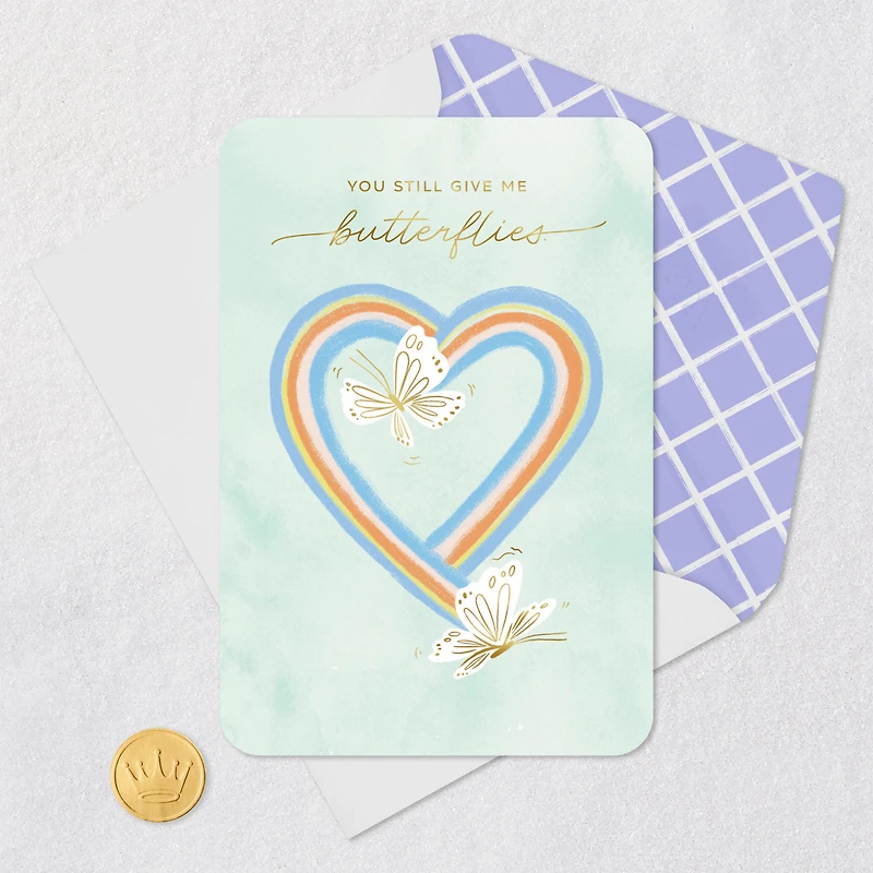 You Still Give Me Butterflies Love Card for only USD 2.99 | Hallmark