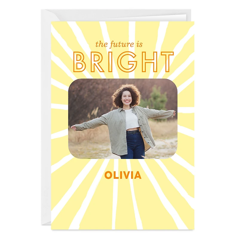 Future Is Bright Sun Rays Custom Graduation Card for only USD 4.99 | Hallmark