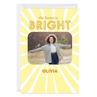 Future Is Bright Sun Rays Custom Graduation Card for only USD 4.99 | Hallmark
