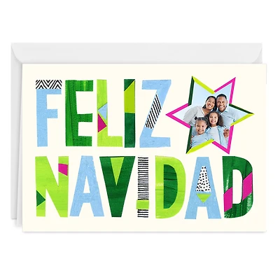 Feliz Navidad Colorful Collage Custom Christmas Card for only USD 4.99 | Hallmark