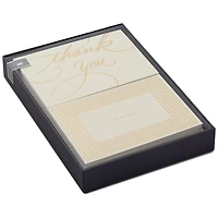 Gold Borders Thank You Notes, Box of 40 for only USD 13.99 | Hallmark