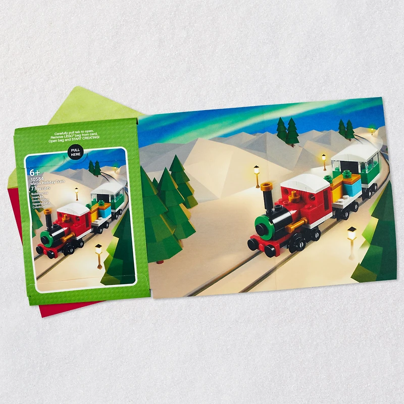 LEGO® CREATOR™ Christmas Card for Kids With LEGO® Winter Holiday Train Set for only USD 9.99 | Hallmark