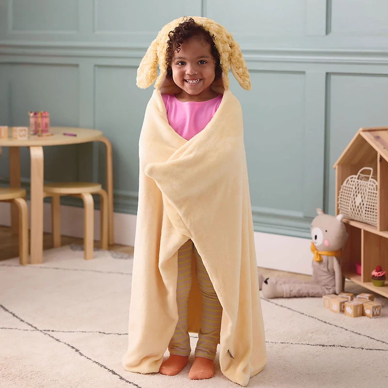 Puppy Dog Hooded Blanket With Pockets for only USD 39.99 | Hallmark