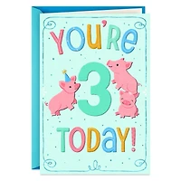 Celebrating You Today 3rd Birthday Card for only USD 3.99 | Hallmark
