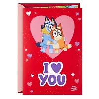 Bluey I Love You Musical Valentine's Day Card for Kids for only USD 7.99 | Hallmark