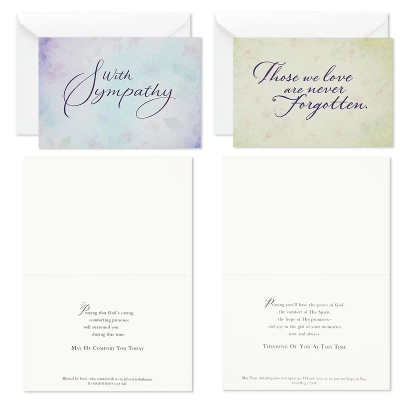 Simply Stated Boxed Religious Sympathy Cards Assortment, Pack of 12 for only USD 6.99 | Hallmark