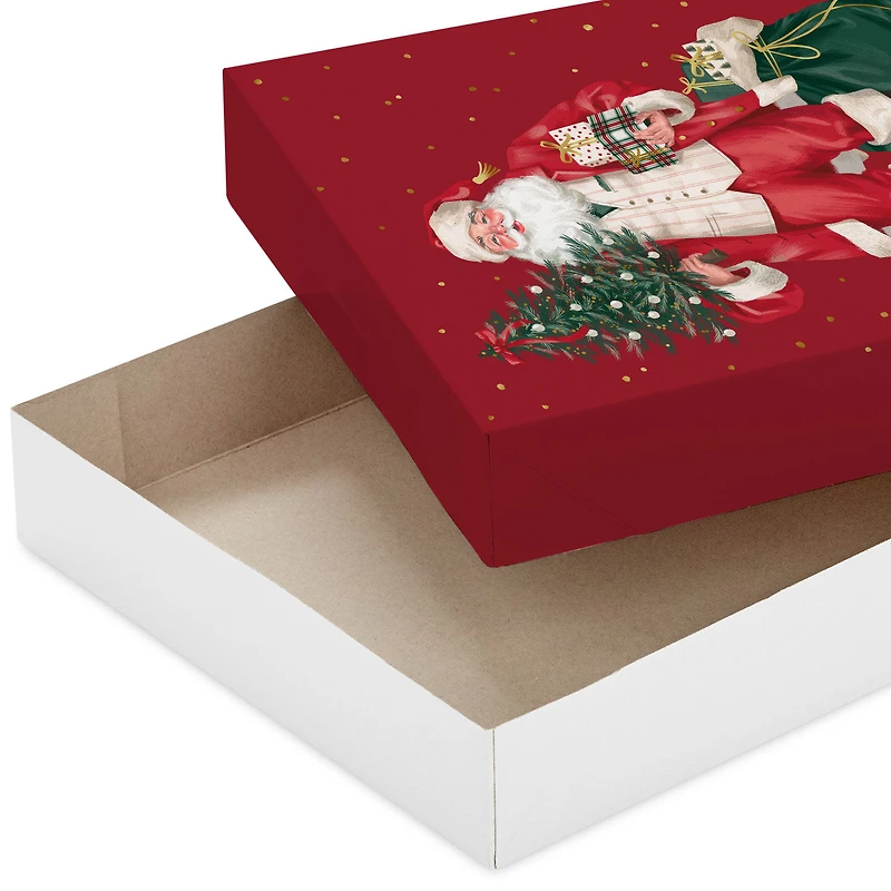 Santa and Plaid 3-Pack Large Christmas Gift Boxes for only USD 5.49 | Hallmark