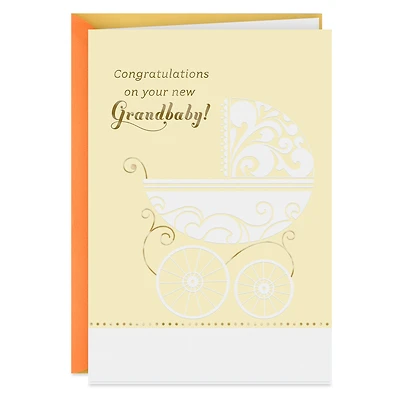 Baby Carriage New Baby Card for Grandparents for only USD 2.99 | Hallmark