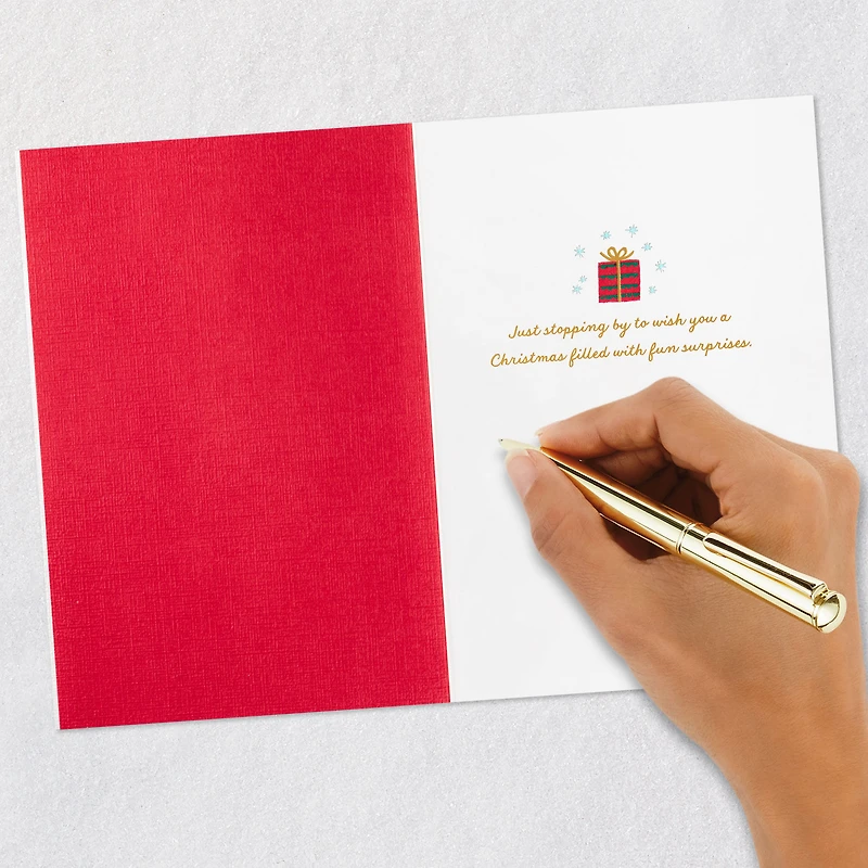 Fun Surprises Santa Claus With Gift Christmas Card for only USD 9.59 | Hallmark