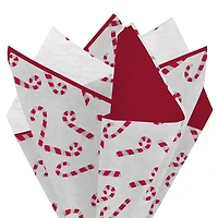 Candy Canes/Red/White 3-Pack Assortment Christmas Tissue Paper, 30 sheets for only USD 4.49 | Hallmark