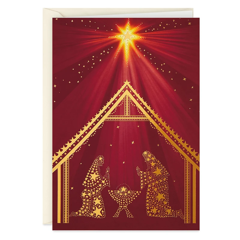 Gold Foil Nativity Boxed Christmas Cards, Pack of 16 for only USD 9.99 | Hallmark