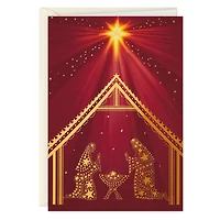 Gold Foil Nativity Boxed Christmas Cards, Pack of 16 for only USD 9.99 | Hallmark