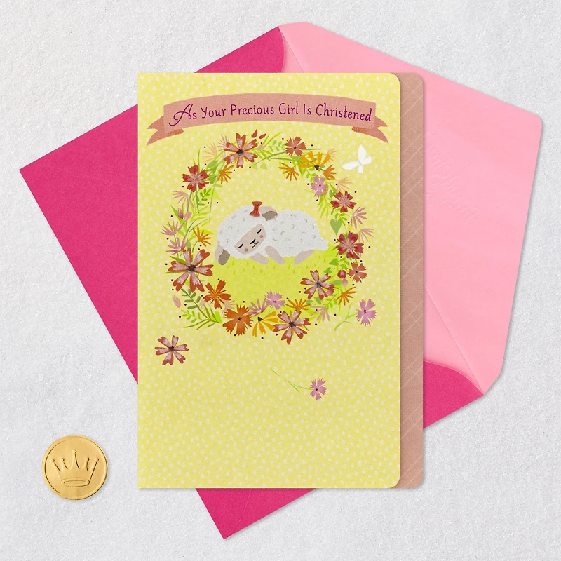 Faith, Hope and Love Religious Christening Card for Baby Girl for only USD 4.99 | Hallmark