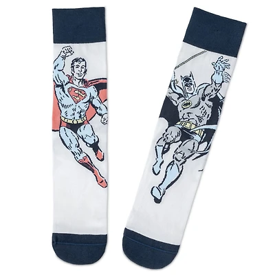 DC™ Superman™ and Batman™ Novelty Crew Socks for only USD 14.99 | Hallmark