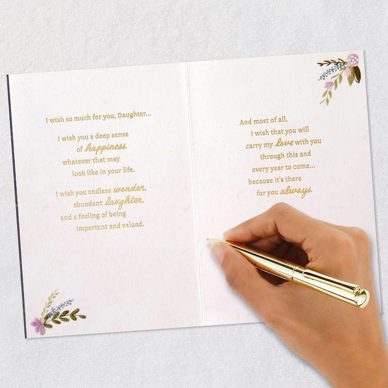 I Wish So Much for You Birthday Card for Daughter for only USD 5.59 | Hallmark