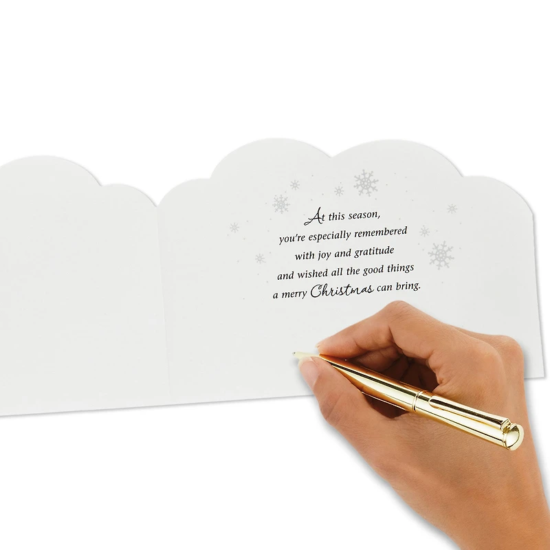 Elegant Tree on Black Boxed Christmas Cards, Pack of 16 for only USD 20.49 | Hallmark