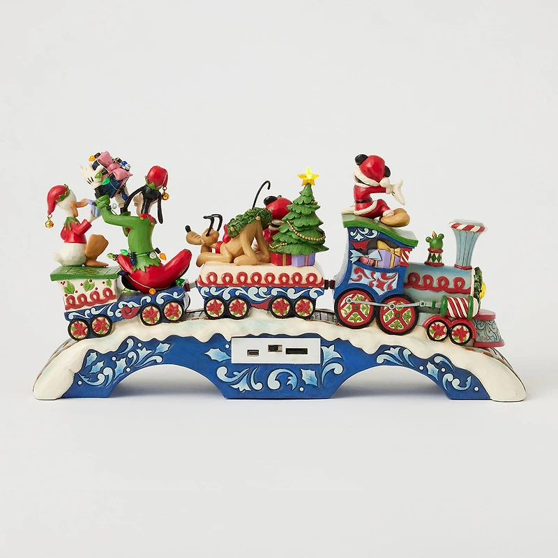 Jim Shore Mickey Mouse and Friends Light-Up Musical Train Figurine, 8.64" for only USD 299.99 | Hallmark