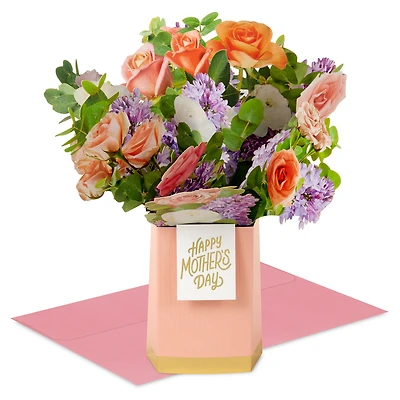 Jumbo Flower Bouquet in Vase 3D Pop-Up Mother's Day Card for only USD 12.99 | Hallmark