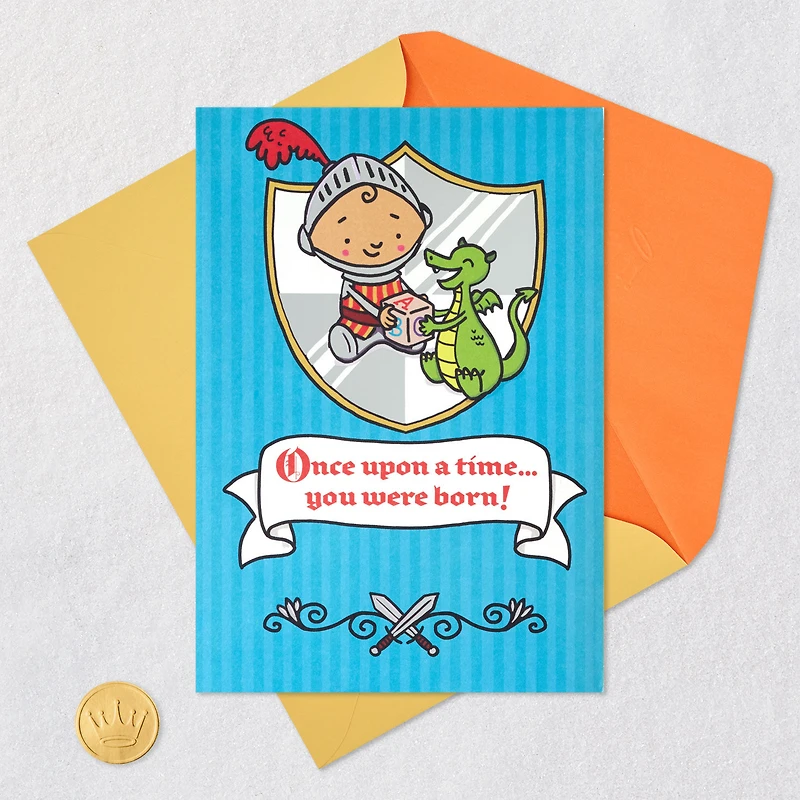 Once Upon a Time Birthday Card for Boy With Activity Sheet for only USD 4.99 | Hallmark