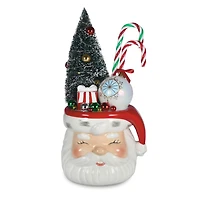 Smiling Santa With Tree Light-Up Figurine, 11.25" H for only USD 46.99 | Hallmark