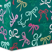 15" Lacey Chabert Collection Bows on Green Extra-Deep Christmas Gift Bag for only USD 6.49 | Hallmark
