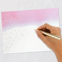 Watercolor Flowers and Sequins Blank Thank You Card for only USD 4.59 | Hallmark