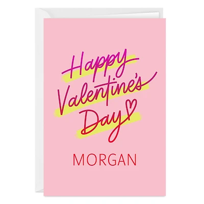 Modern Happy Custom Valentine's Day Card for only USD 4.99 | Hallmark