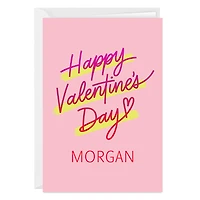 Modern Happy Custom Valentine's Day Card for only USD 4.99 | Hallmark