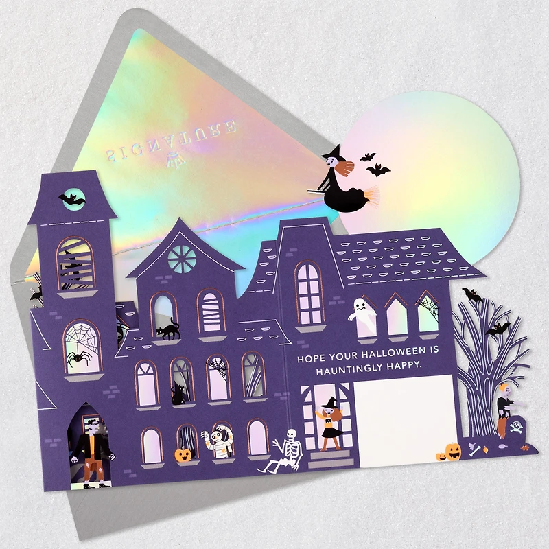 Fold-Out Haunted House Halloween Card for only USD 8.99 | Hallmark