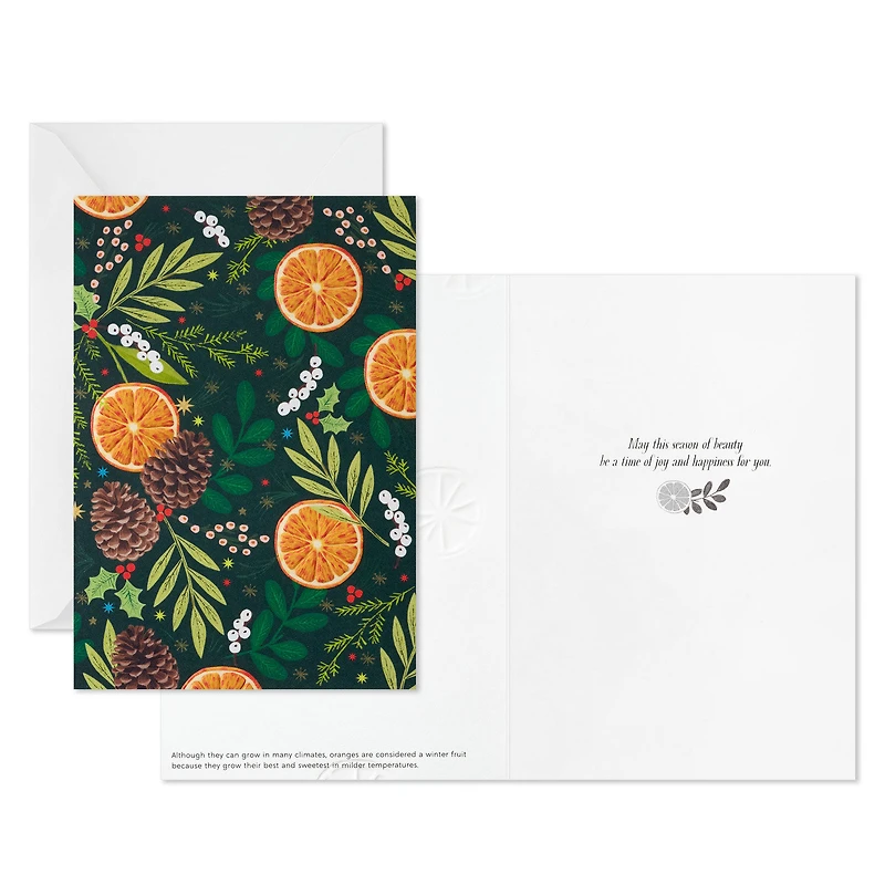 UNICEF Lush Citrus and Botanicals Boxed Christmas Cards, Pack of 20 for only USD 20.50 | Hallmark