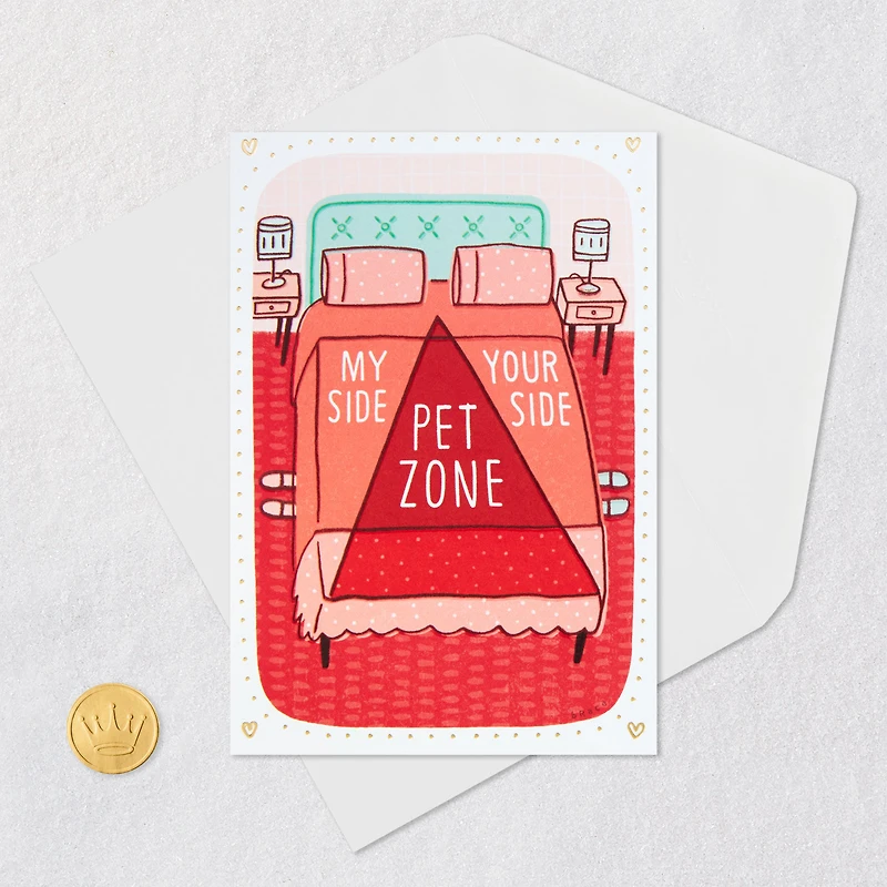 Bed Zones Funny Romantic Valentine's Day Card for only USD 4.49 | Hallmark