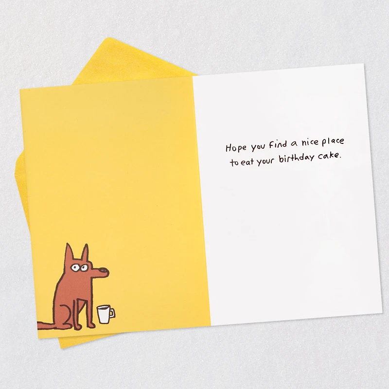 Where the Dog Sits Funny Birthday Card for only USD 3.99 | Hallmark
